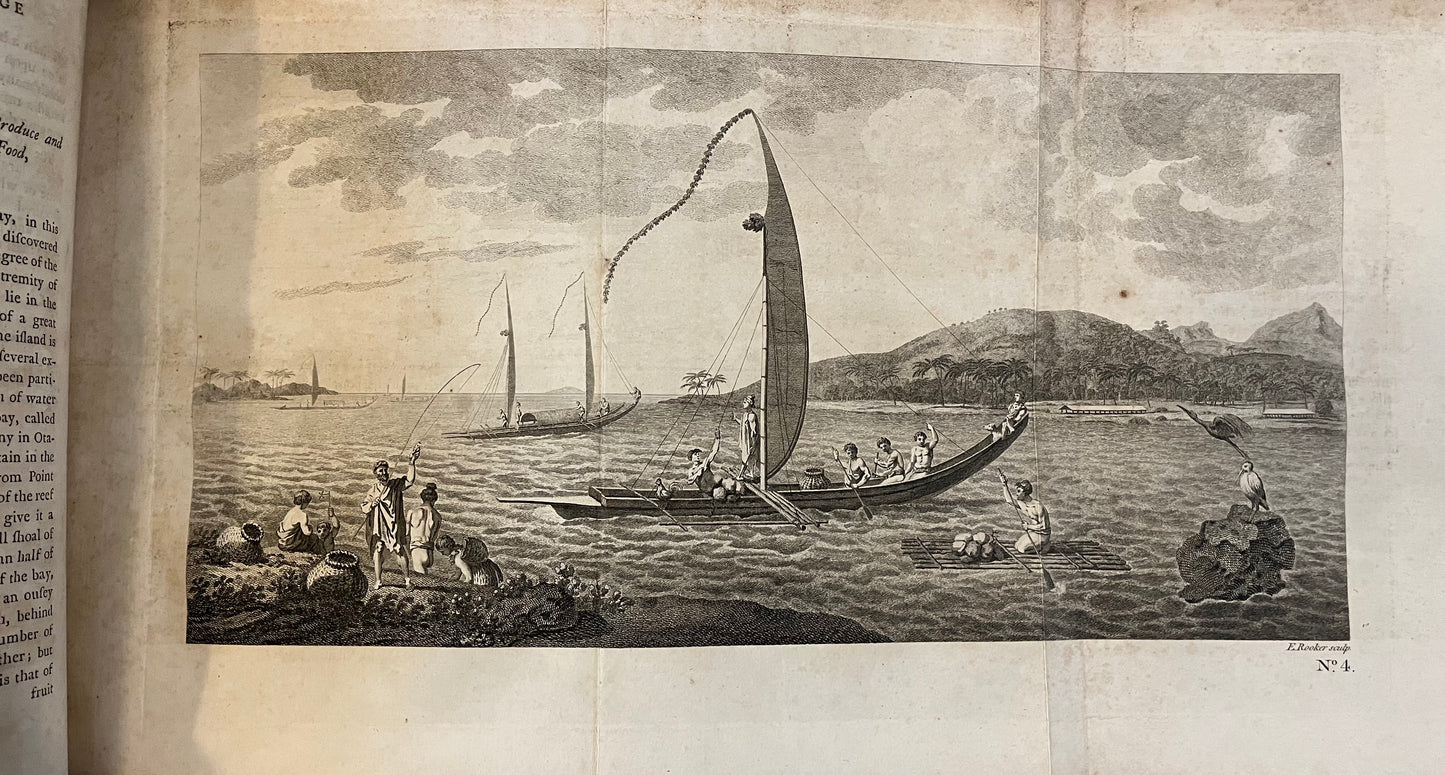 1st Edition of Cook's 1st Voyage - An account of the voyages undertaken by the order of his present Majesty for making discoveries in the Southern Hemisphere - Cook, Carteret, Byron, Wallis - Hawkesworth - 1773