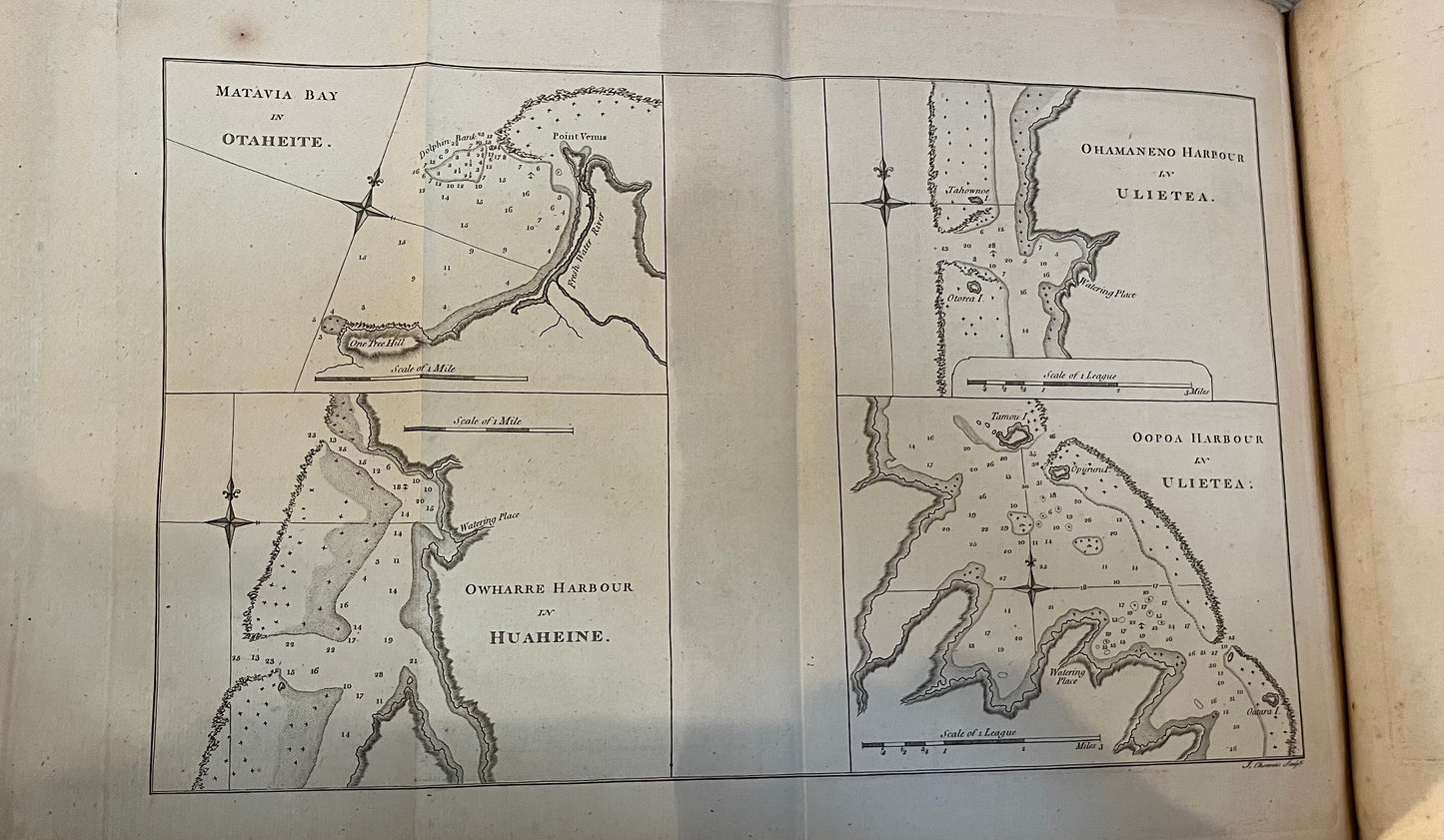 1st Edition of Cook's 1st Voyage - An account of the voyages undertaken by the order of his present Majesty for making discoveries in the Southern Hemisphere - Cook, Carteret, Byron, Wallis - Hawkesworth - 1773