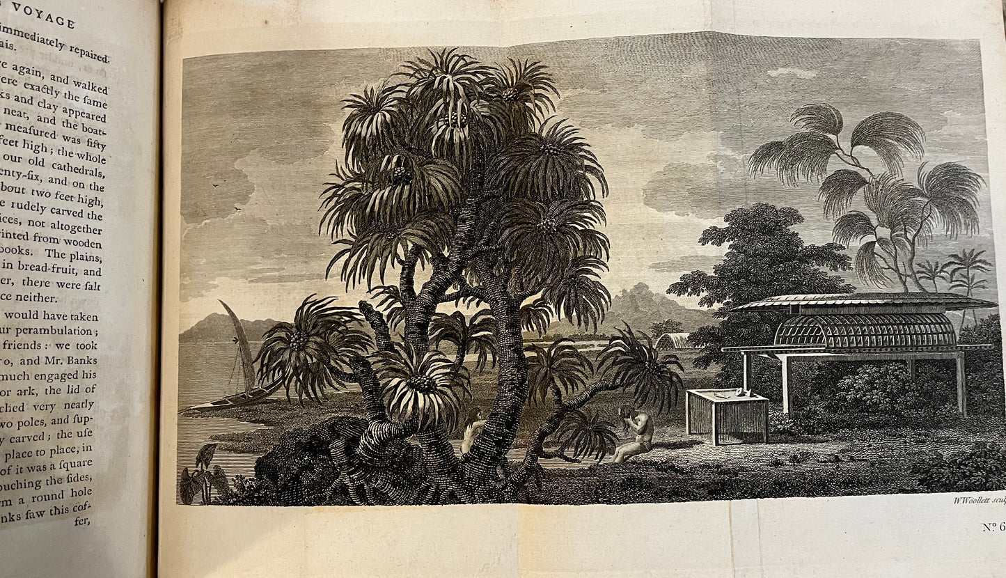 1st Edition of Cook's 1st Voyage - An account of the voyages undertaken by the order of his present Majesty for making discoveries in the Southern Hemisphere - Cook, Carteret, Byron, Wallis - Hawkesworth - 1773