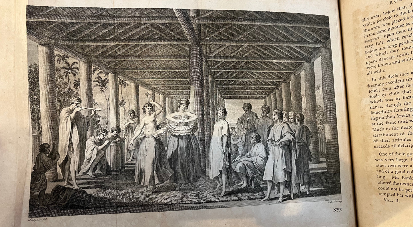 1st Edition of Cook's 1st Voyage - An account of the voyages undertaken by the order of his present Majesty for making discoveries in the Southern Hemisphere - Cook, Carteret, Byron, Wallis - Hawkesworth - 1773