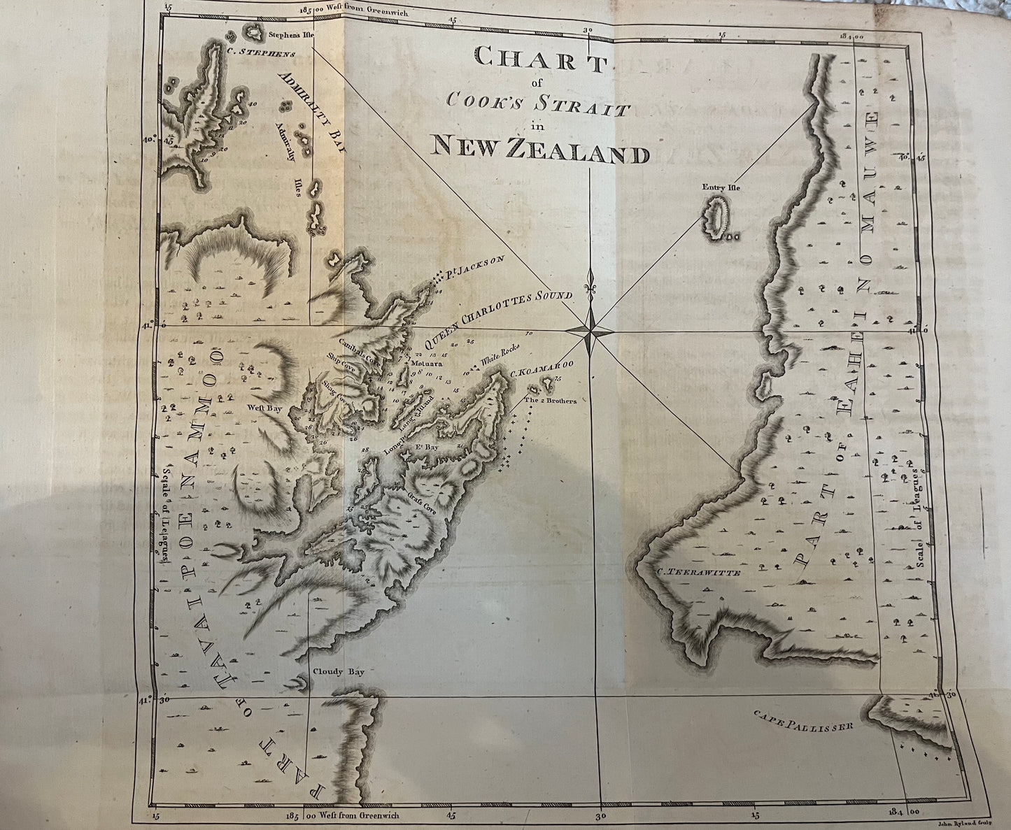 1st Edition of Cook's 1st Voyage - An account of the voyages undertaken by the order of his present Majesty for making discoveries in the Southern Hemisphere - Cook, Carteret, Byron, Wallis - Hawkesworth - 1773