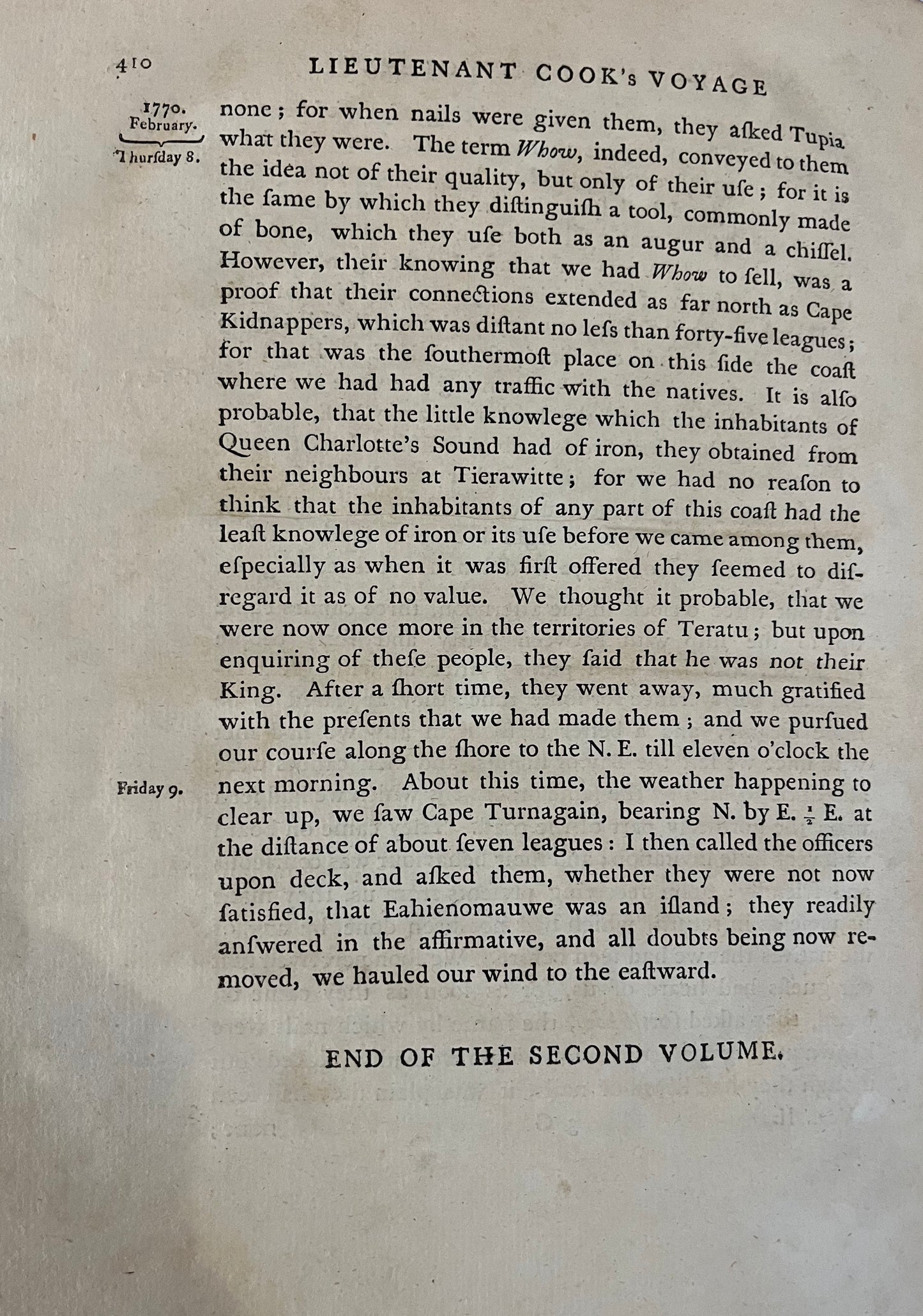 1st Edition of Cook's 1st Voyage - An account of the voyages undertaken by the order of his present Majesty for making discoveries in the Southern Hemisphere - Cook, Carteret, Byron, Wallis - Hawkesworth - 1773