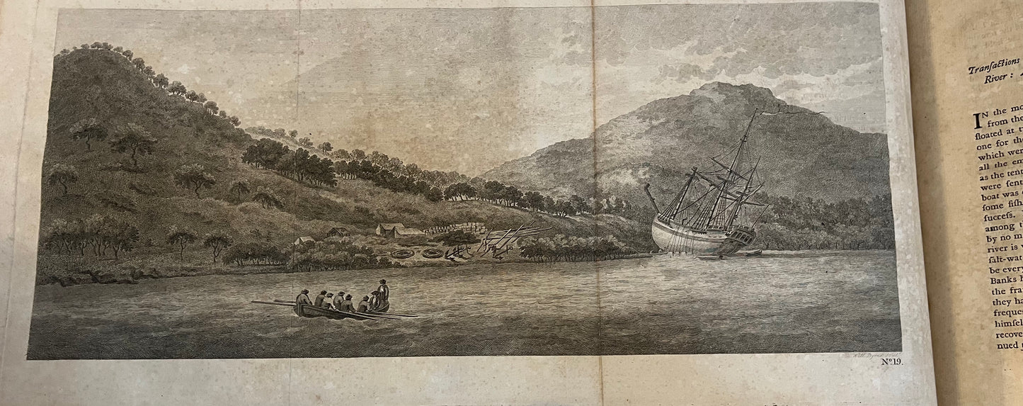 1st Edition of Cook's 1st Voyage - An account of the voyages undertaken by the order of his present Majesty for making discoveries in the Southern Hemisphere - Cook, Carteret, Byron, Wallis - Hawkesworth - 1773