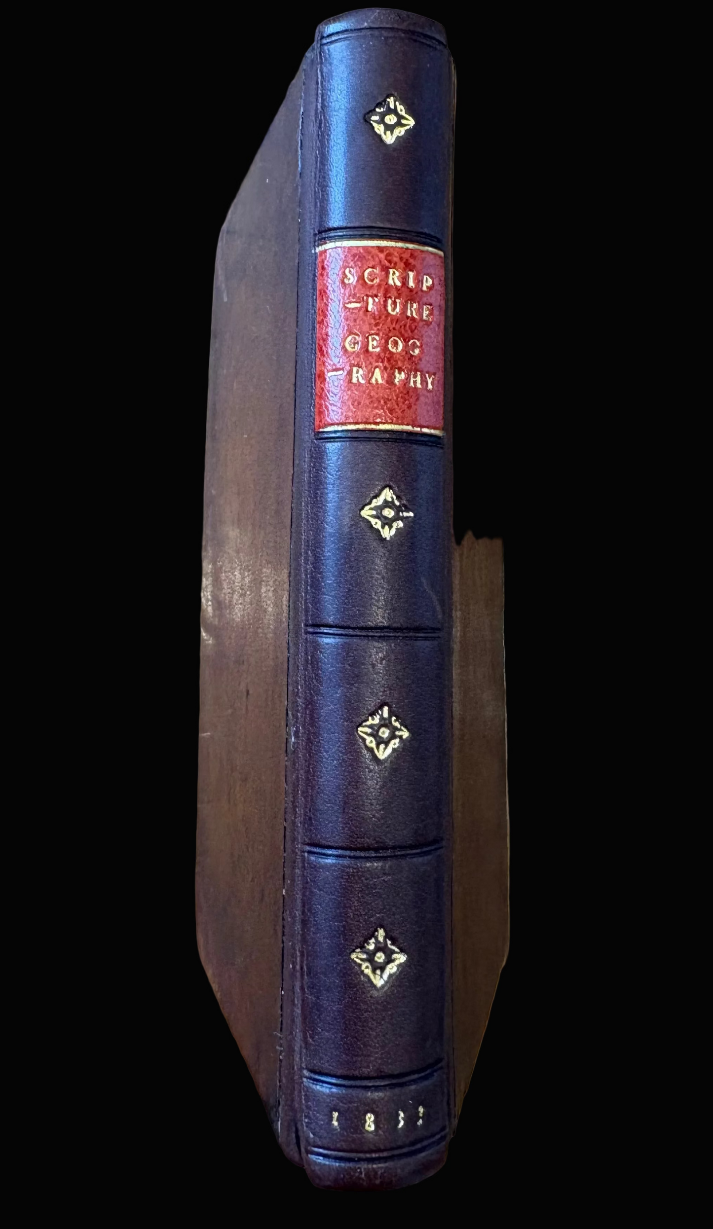 Unrecorded Calcutta Imprint - With maps by the Asiatic Lithographic Press - "Scripture Geography" by Henry Bowser - Calcutta Baptist Mission Press - 1833