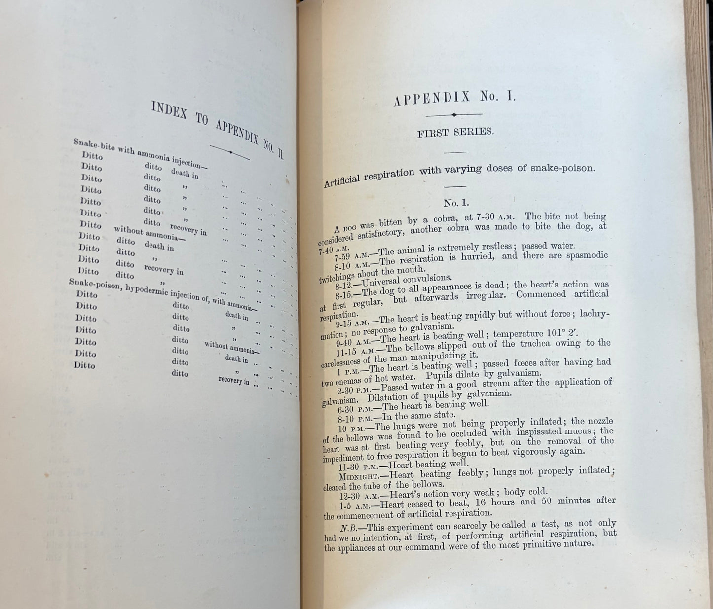 "Indian and Australian Snake-Poisoning" - Calcutta - Bengal Secretariat Press - 1874