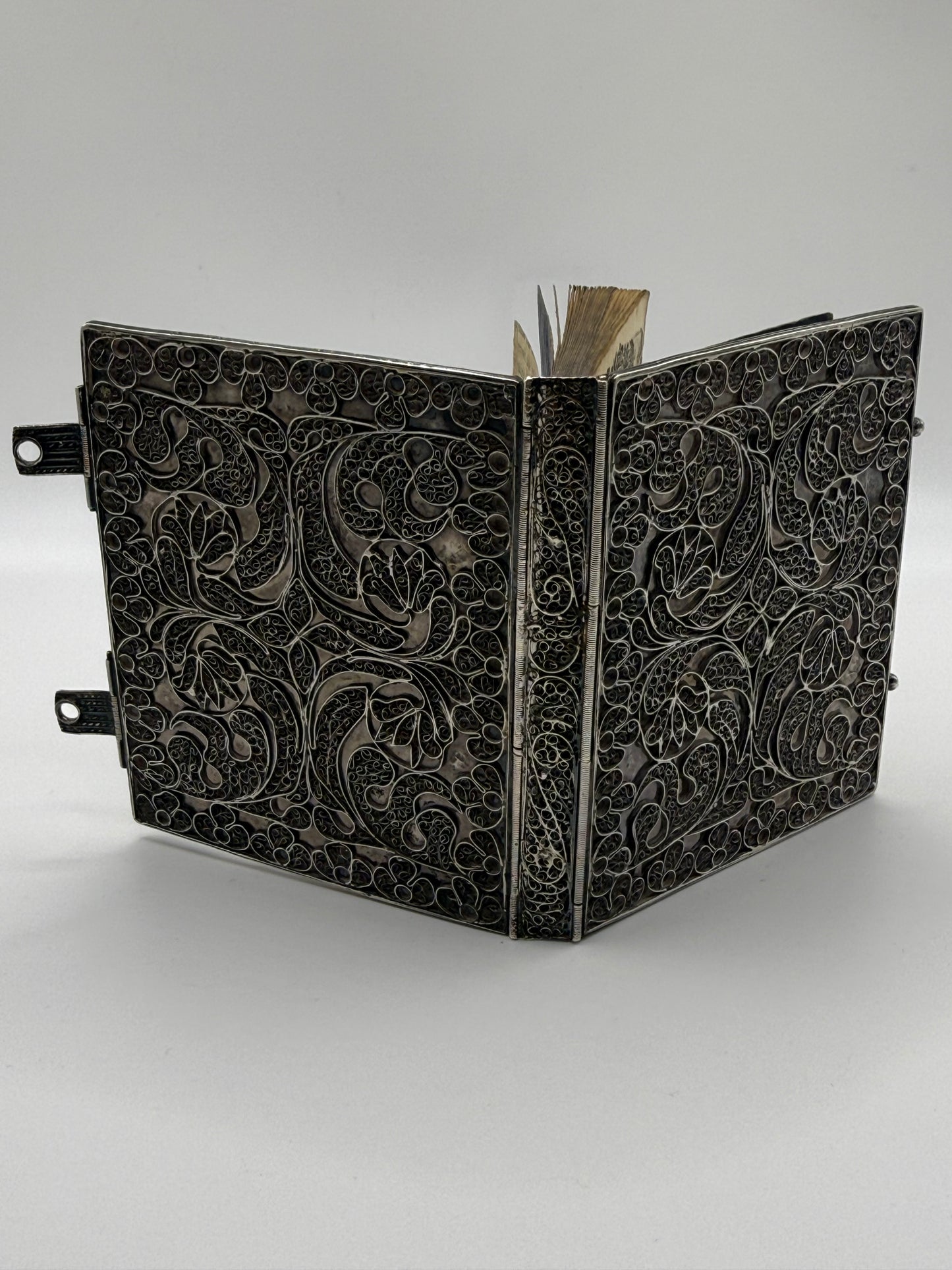 Unrecorded 1734 London Primer in Contemporary Silver Filigree Binding