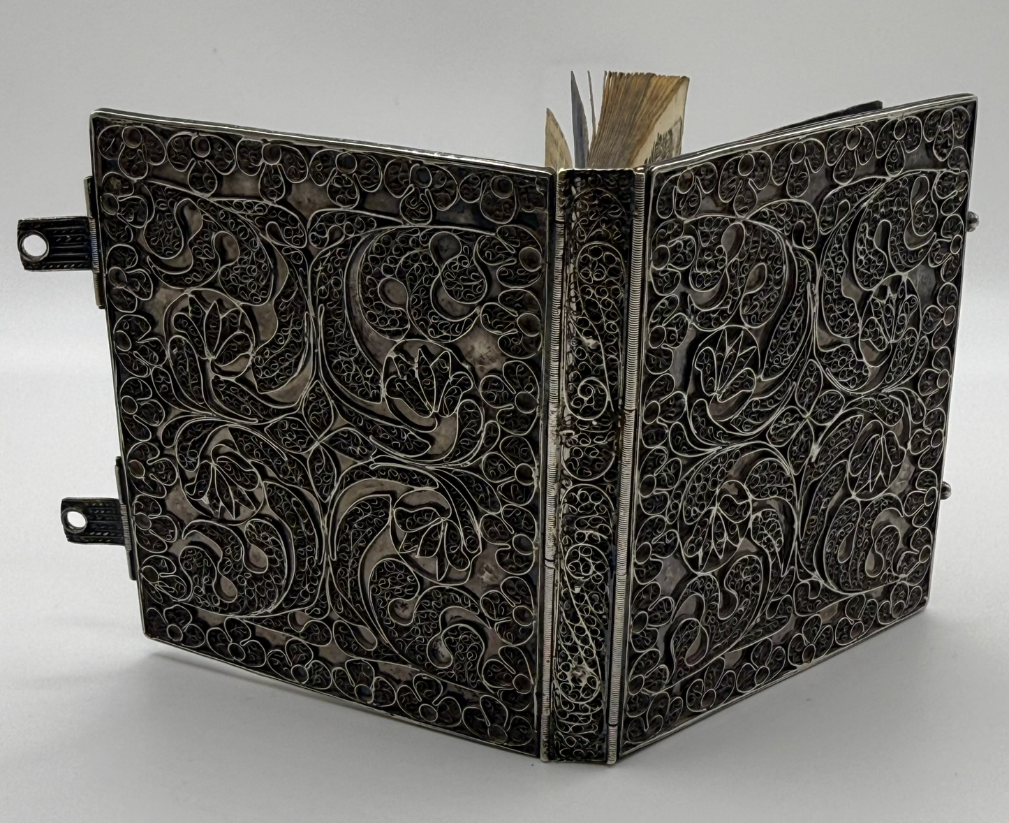 Unrecorded 1734 London Primer in Contemporary Silver Filigree Binding