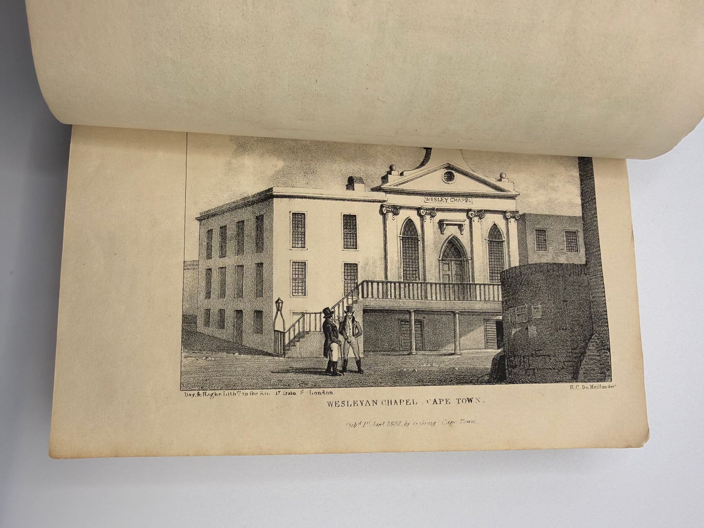 Early 1833 South African Printed Almanac by George Grieg, including five early Lithographs of Cape Town by H.C. de Meillon. Not on OCLC.