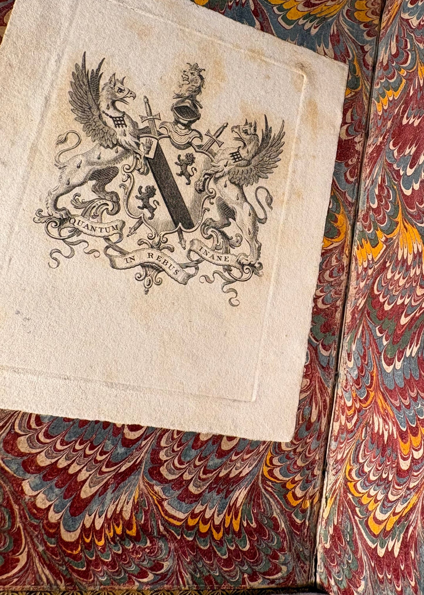 17th Century English Prayer book with Fine Morocco binding and skull motif to title page - “The rules and exercises of Holy living /Holy dying” - Jeremy Taylor 1682