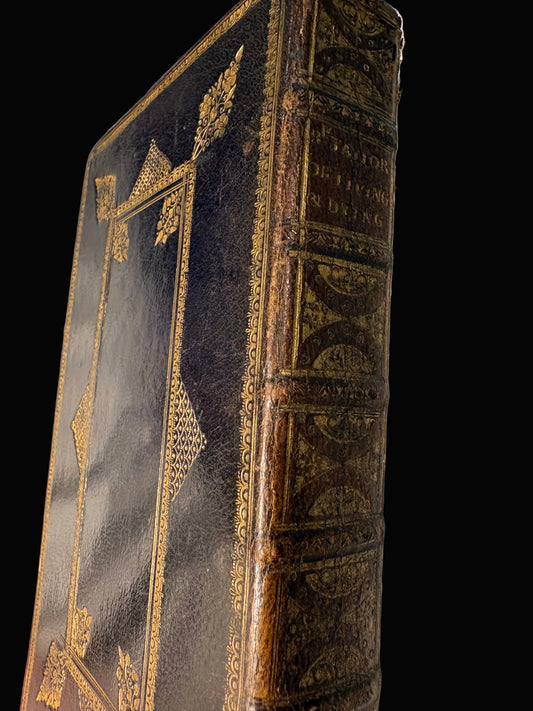 17th Century English Prayer book with Fine Morocco binding and skull motif to title page - “The rules and exercises of Holy living /Holy dying” - Jeremy Taylor 1682