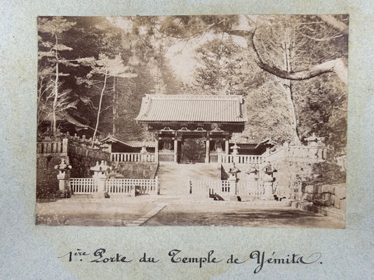 1895 personal photograph album - Nikko and environs