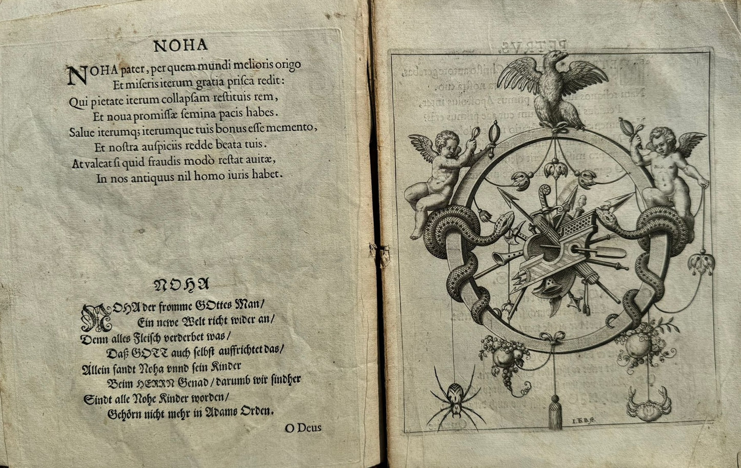 Nova Alphati Effictio - The Alphabet Newly Described - Theodore De Bry - 1595