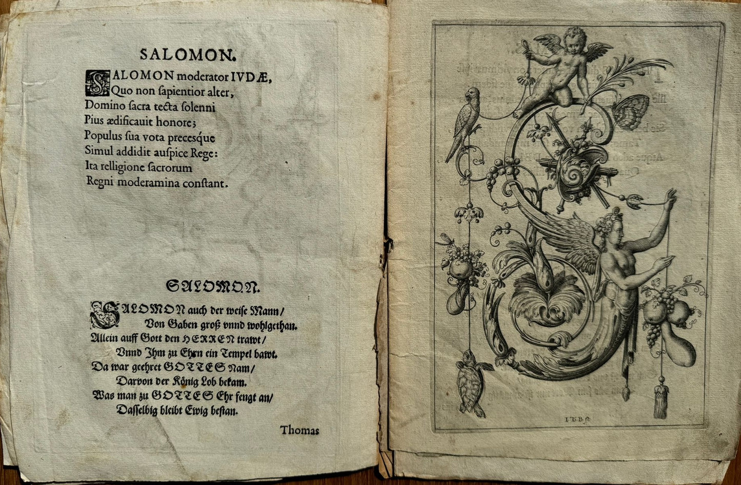 Nova Alphati Effictio - The Alphabet Newly Described - Theodore De Bry - 1595