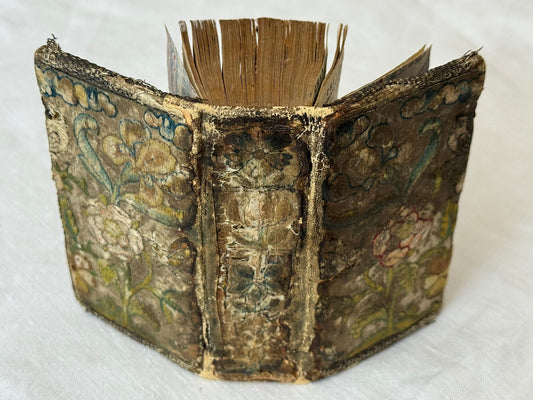 1641 New Testament & 1643 The "Whole Booke of Psalmes" with Beautiful 17th Century Embroidered Binding