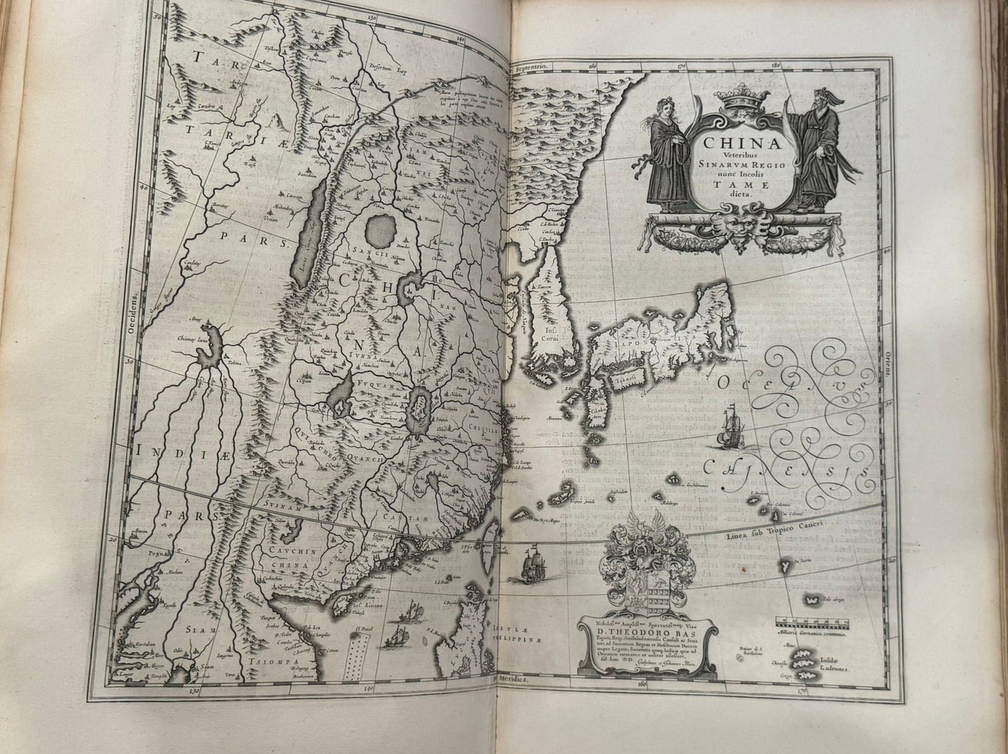 Blaeu's Atlas Novus - "Tweede Deel" (Tome 2) - 1650 edition In Original publisher's Vellum Binding - With the important Maps of The Americas, Africa, and Asia