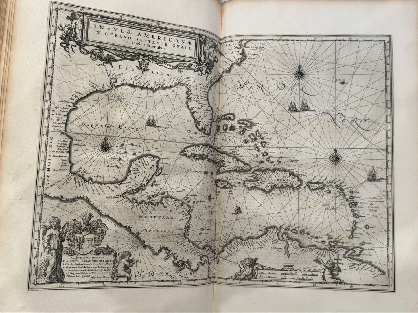 Blaeu's Atlas Novus - "Tweede Deel" (Tome 2) - 1650 edition In Original publisher's Vellum Binding - With the important Maps of The Americas, Africa, and Asia
