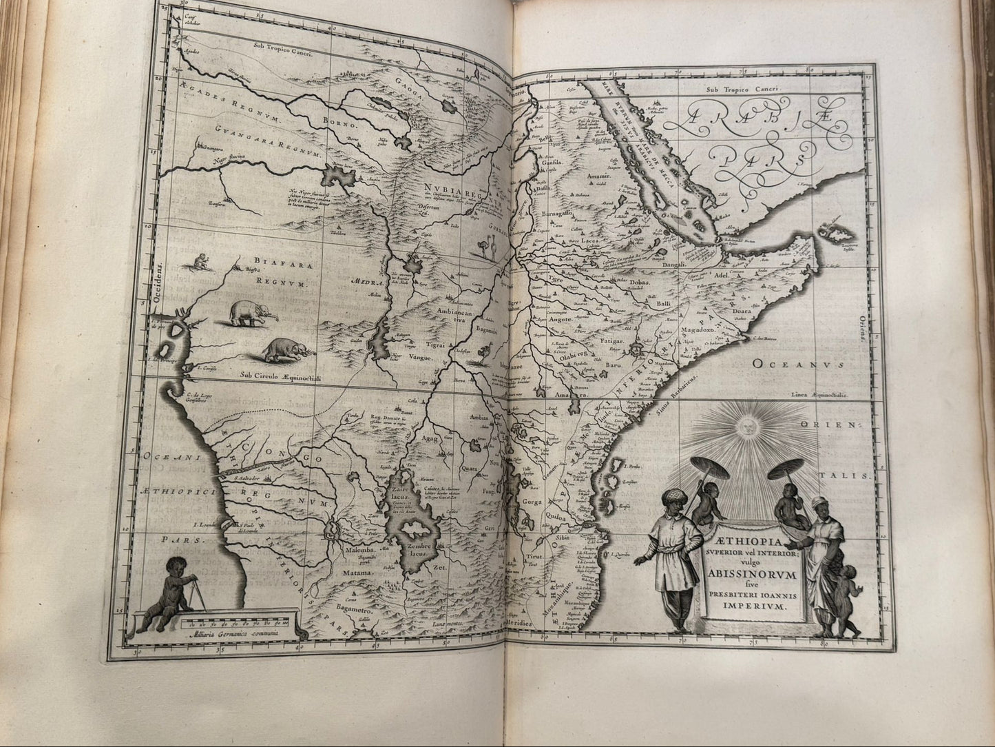 Blaeu's Atlas Novus - "Tweede Deel" (Tome 2) - 1650 edition In Original publisher's Vellum Binding - With the important Maps of The Americas, Africa, and Asia