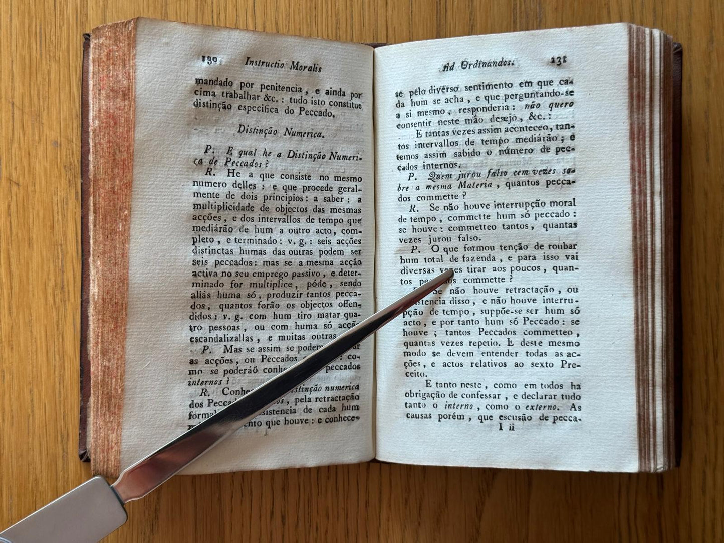 Early 1819 Rio / Brazil Printing - Instructio Moralis ad Ordinandos, id est Tractatus de Actibus Humanis, et eorum regulis - Not on Worldcat