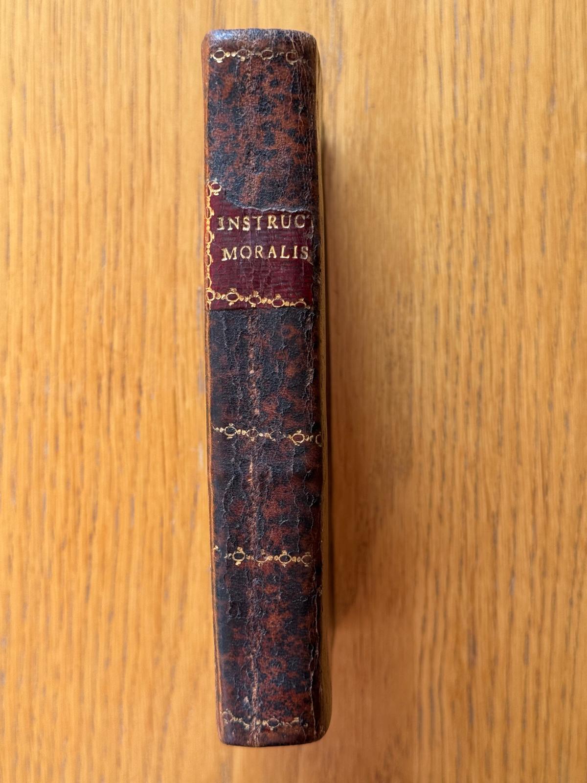 Early 1819 Rio / Brazil Printing - Instructio Moralis ad Ordinandos, id est Tractatus de Actibus Humanis, et eorum regulis - Not on Worldcat