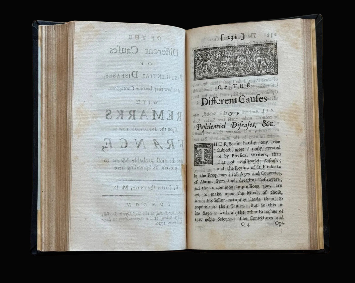 First English Edition of Nathaniel Hodges’ Eyewitness Account of the 1665 Plague – With Folding Mortality Table