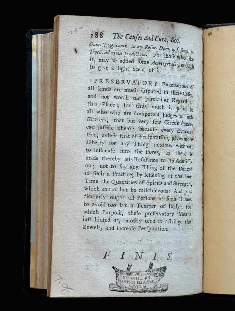 First English Edition of Nathaniel Hodges’ Eyewitness Account of the 1665 Plague – With Folding Mortality Table
