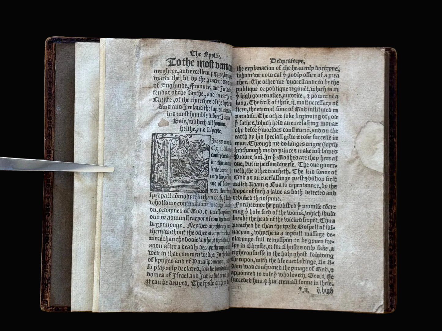 Early English Reformation Printing - John Bale’s Anti-Monastic “Actes of the Englysh Votaryes” – London 1551 – Complete in Two Parts