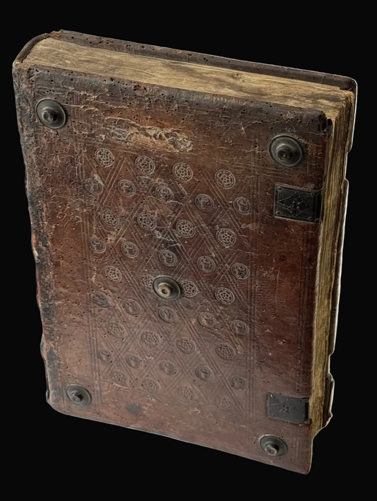 Rare 15th Century Folio Manuscript German Bible in Latin - c1450-1475 - Vienna Ochsenkopf Binding