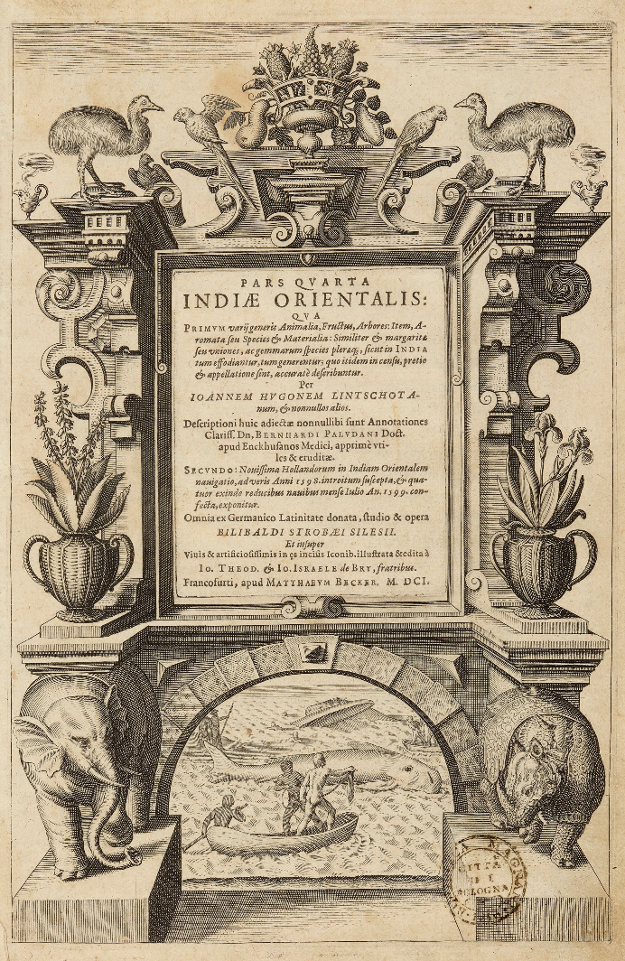 Pars Quarta Indiae Orientalis AND Quinta Pars Indiae Orientalis - Part 4 and 5 Petits Voyages - De Bry - Linschoten, Houtman, Van Neck