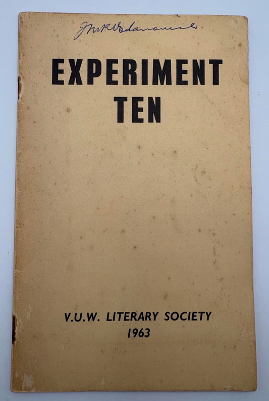 The Dawn of the Post-Colonial Pacific literary Voice: Albert Wendt’s University voice - “Experiment 10” - 1963