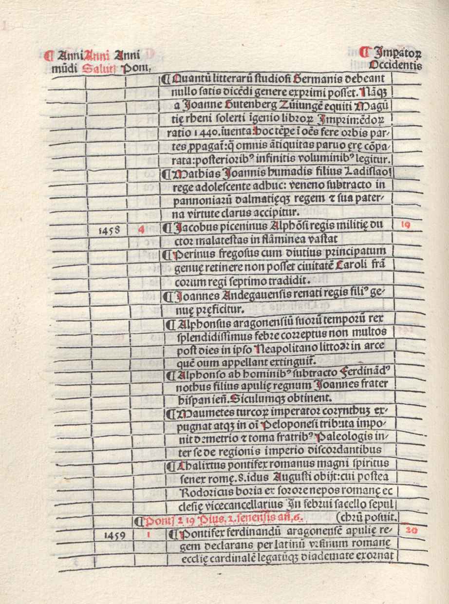 Incunabula - Eusebius's Chronicon - Erhard Ratdolt 1483