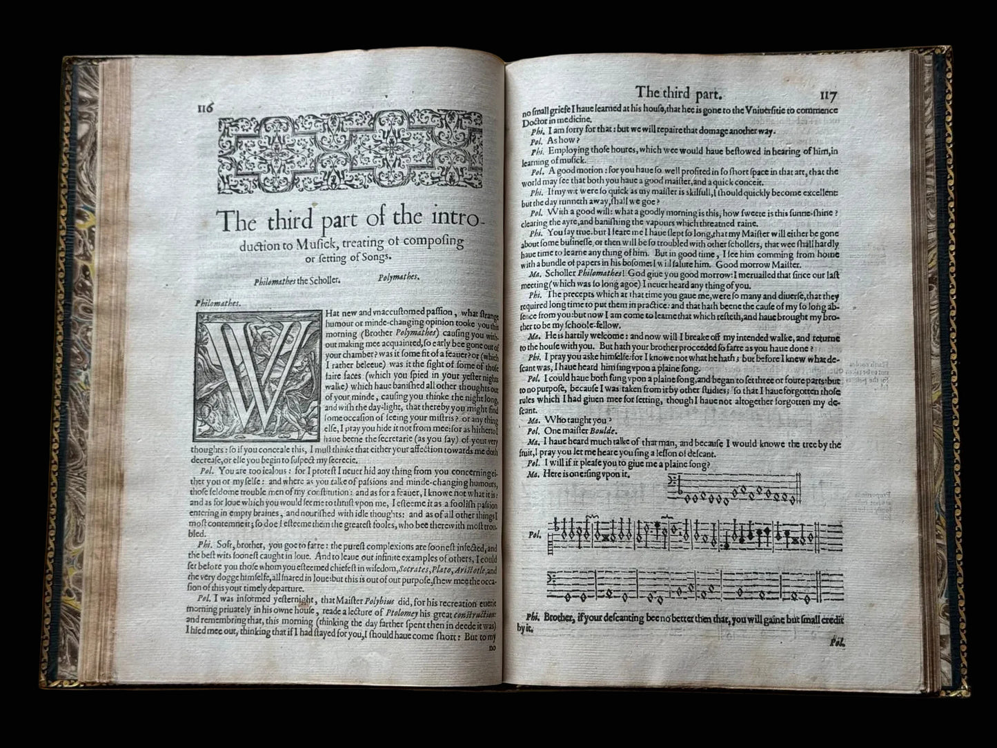 "A Plaine and Easie Introduction to Practicall Musicke" - Thomas Morley 1608