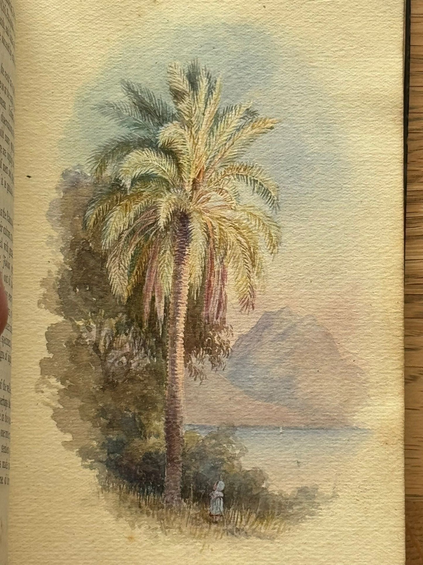 "Sketches of Lago Maggiore and Pallanza" - 1879 - Bound with 17 accomplished watercolours of the Italian lakes by a woman traveller and accompanied by a letter from Queen Victoria's Private secretary