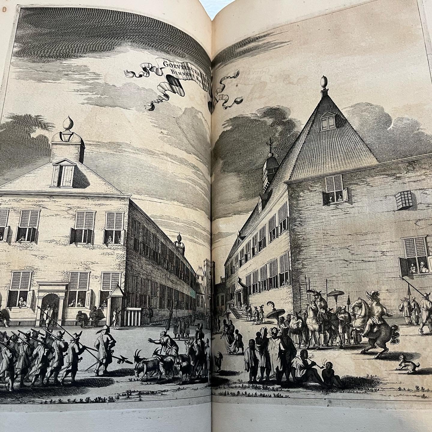 Description of Brazil and the East Indies ""Gedenkwaerige Brasiliaense Zee- en Lant- Reize..." Johan Nieuhof, 1682