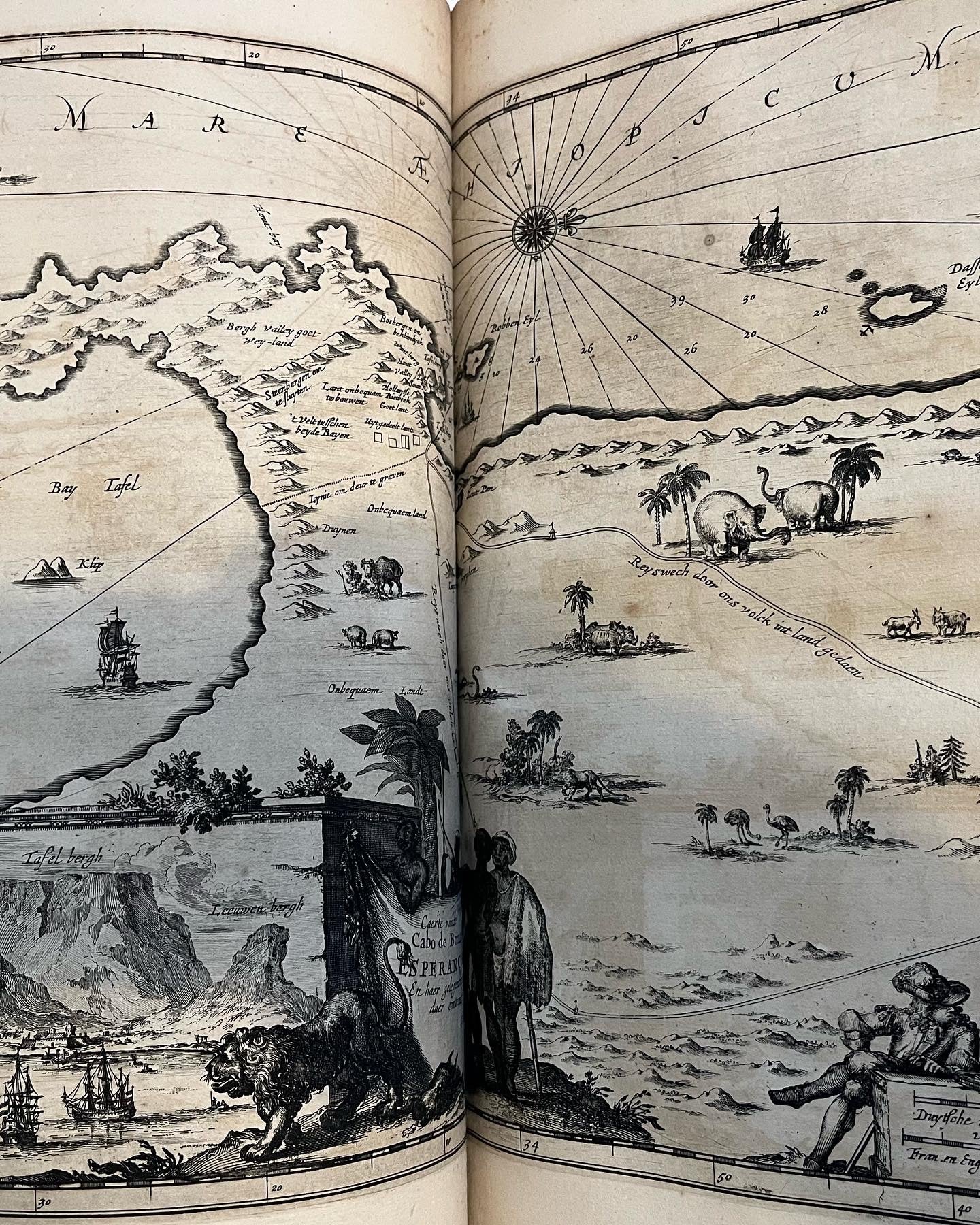 Description of Brazil and the East Indies ""Gedenkwaerige Brasiliaense Zee- en Lant- Reize..." Johan Nieuhof, 1682