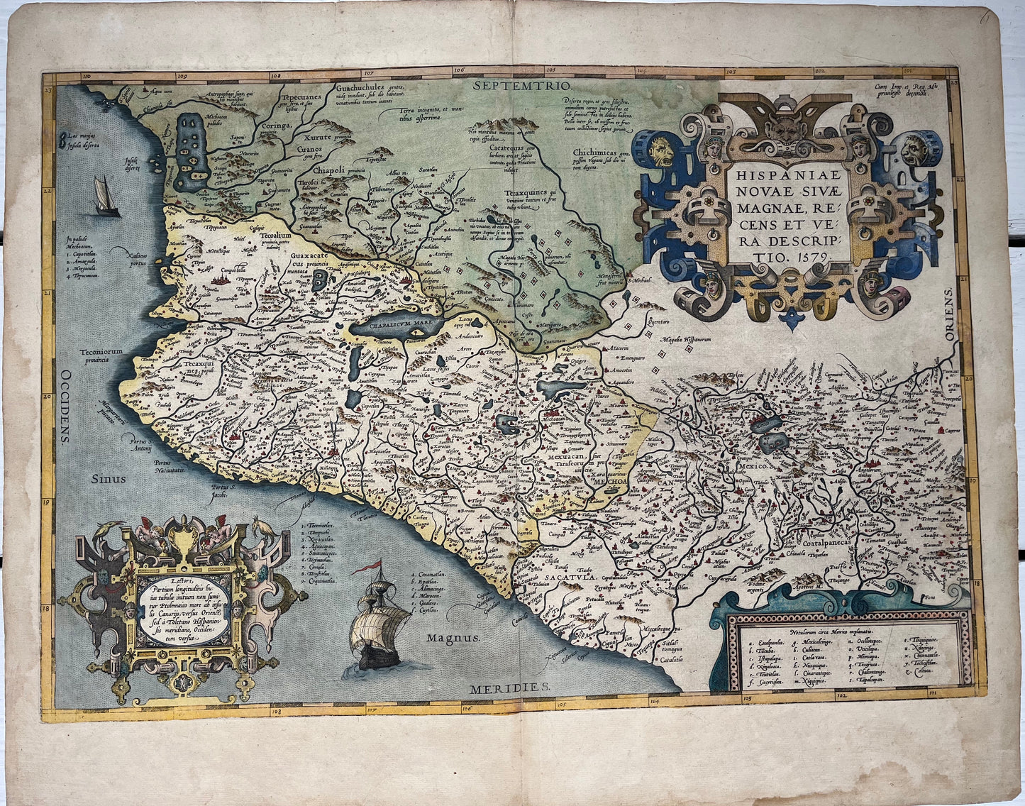 Hispaniae Novae Sivae Magnae. - Ortelius - 1584