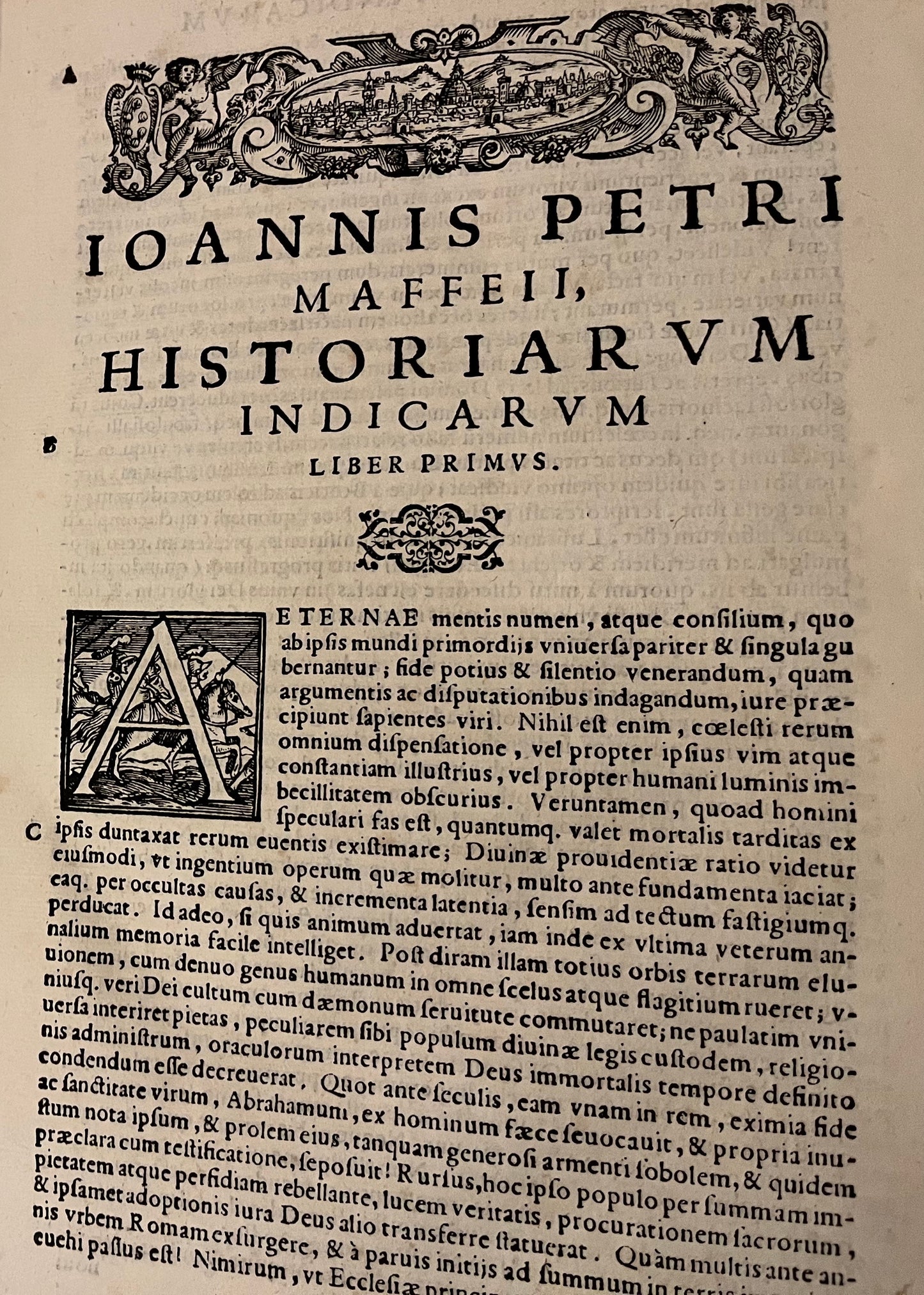 Historiarum Indicarum libri XVI. Selectarum, item, ex Jindia Epistolarum. eodem interprete Libri IV - Giovanni Pietro Maffei - 1st Edition - 1588