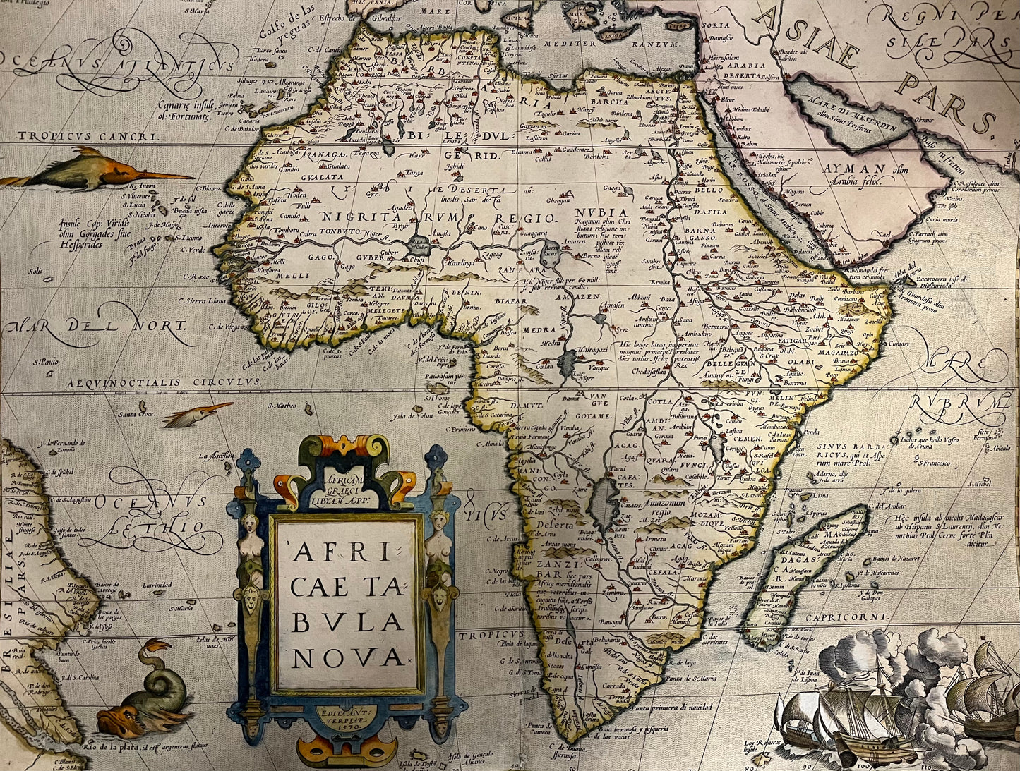 Ortelius Africa 1573
