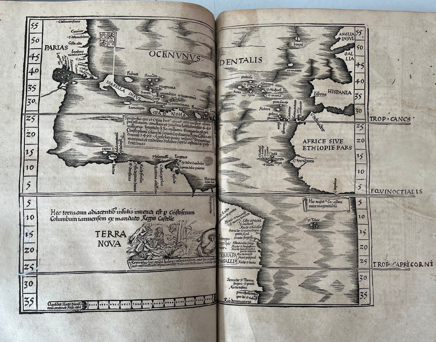 Fries's 1535 edition of "Ptolemy's Geography" with 50 (of 50) maps